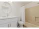Updated bathroom featuring new vanity, shower and updated finishes at 13237 N 25Th Dr, Phoenix, AZ 85029