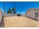 A wide backyard with a block wall at 13805 N 31St Ave, Phoenix, AZ 85053