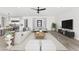 Bright living room with modern furniture and an open floor plan at 1785 W Brooke Ln, Queen Creek, AZ 85144