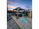 Cozy gazebo with a hot tub and sauna, ideal for outdoor enjoyment at 1809 E Gwen St, Phoenix, AZ 85042
