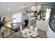 Open-concept kitchen and dining area with a marble table and modern decor at 1809 E Gwen St, Phoenix, AZ 85042