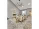 Bright living room with tiled fireplace, plush seating, and a modern aesthetic at 1809 E Gwen St, Phoenix, AZ 85042