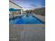 Backyard pool with desert landscaping and water fountains at 1809 E Gwen St, Phoenix, AZ 85042