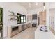 Modern kitchen featuring white countertops and stainless steel appliances at 18812 N 90Th Pl, Scottsdale, AZ 85255