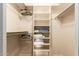 Organized closet with shelving and rods for optimal storage solutions at 2105 S Zinnia Ave # 468, Mesa, AZ 85209
