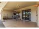 Covered patio with comfortable seating, offering an inviting outdoor living space at 2105 S Zinnia Ave # 468, Mesa, AZ 85209