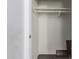 Walk-in closet with shelves and rod for ample storage space at 2941 N 19Th Ave # 95, Phoenix, AZ 85015