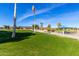 Picturesque golf course with lush green fairways, mature trees, and mountain views at 4216 E Sandia St, Phoenix, AZ 85044