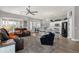 Bright, open-concept living space connecting the kitchen and living areas, with comfortable seating at 4680 E Nightingale Ln, Gilbert, AZ 85298