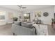 Inviting living room with comfortable seating, large windows, and stylish decor at 5113 W Molly Ln, Phoenix, AZ 85083
