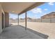 Expansive backyard with a covered patio, ideal for outdoor enjoyment at 5420 W Grove St, Laveen, AZ 85339