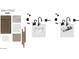 Bathroom design elements including cabinets, countertop materials, and fixtures for a modern bathroom at 5657 S 253Rd Ave, Buckeye, AZ 85326