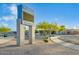 Image of the school sign with colorful landscaping at 6502 W Wahalla Ln, Glendale, AZ 85308
