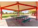 Covered picnic area features tables, seating, and playground in landscaped common area at 7725 S 47Th Ln, Laveen, AZ 85339