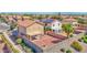 Backyard featuring gravel landscaping, covered patio, privacy fence, and an outdoor fire pit at 885 E Lakeview Dr, San Tan Valley, AZ 85143