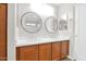 Well-lit bathroom with double sinks, modern fixtures, and a seamless blend of style and functionality at 885 E Lakeview Dr, San Tan Valley, AZ 85143