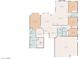 Detailed floor plan showcasing the layout of the home, including the primary bedroom and living spaces at 11008 N 119Th Pl, Scottsdale, AZ 85259