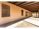 Backyard patio and landscaped area at 11065 W Runion Dr, Peoria, AZ 85373