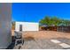 An overview of the backyard, with a shed and a concrete tile area at 1118 N 18Th St, Phoenix, AZ 85006