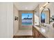 Bright main bathroom showcasing elegant fixtures, modern design, and a refreshing shower at 1720 W Highland St, Chandler, AZ 85224