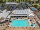 An aerial shot of a sparkling pool with inviting lounge areas at 17805 W Arizona Dr, Surprise, AZ 85374