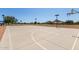 Community basketball court with clear markings and mountain views at 3553 W Dancer Ln, San Tan Valley, AZ 85144