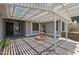 Inviting covered courtyard with a decorative fountain and tiled flooring at 4812 W Butler Dr, Chandler, AZ 85226