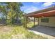 Covered patio featuring a concrete slab floor and a view of the backyard at 6015 W Acoma Dr, Glendale, AZ 85306