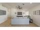 Spacious living area with modern furnishings, wood flooring, and recessed lighting at 6029 E Palm St, Mesa, AZ 85215