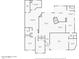 Detailed floor plan illustrating the layout of the home, including room dimensions and spatial relationships at 7319 E Rose Ln, Scottsdale, AZ 85250