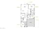 Detailed floor plan showcasing the layout of the home with various rooms and features at 1406 W Tigua Way, Coolidge, AZ 85128