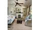 Inviting living room with fireplace, plush seating, and stylish decor at 20502 W Ridge Rd, Buckeye, AZ 85396