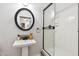 Cozy bathroom featuring a glass shower and modern finishes at 20518 W White Rock Rd, Buckeye, AZ 85396