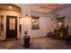 Private courtyard featuring a cozy seating area, stylish accents, and tranquil outdoor ambiance at 22837 E Orchard Ln, Queen Creek, AZ 85142