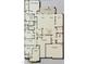 Detailed floorplan highlighting the layout and dimensions of this spacious home at 22837 E Orchard Ln, Queen Creek, AZ 85142