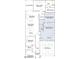 Detailed floor plan showcasing the layout of the home's living spaces, bedrooms, and bathrooms at 3283 E Ranchhand Dr, San Tan Valley, AZ 85140