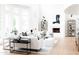 Bright living room boasting a fireplace, large windows, comfortable seating, and modern decor at 3330 S Horizon Pl, Chandler, AZ 85248