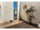 A courtyard with decorative desert landscaping for a warm welcome at 4648 N 40Th St, Phoenix, AZ 85018
