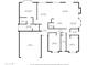 Detailed floor plan showcasing the layout of the home, including the primary bedroom and living room at 5450 E Paradise Ln, Scottsdale, AZ 85254