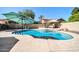 Stunning backyard with a refreshing pool, perfect for outdoor entertaining at 6708 W Utopia Rd, Glendale, AZ 85308