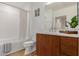 Clean bathroom features tile flooring, single sink vanity, and shower-tub combo at 11640 N Tatum Blvd # 2012, Phoenix, AZ 85028
