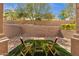 Cozy private patio area with artificial turf and space for outdoor seating and entertaining at 12852 N Mountainside Dr # 2, Fountain Hills, AZ 85268