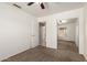 Comfortable bedroom featuring a mirrored closet and neutral carpet, providing a simple and functional space at 1379 E Butler Cir, Chandler, AZ 85225