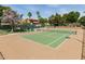 Well-maintained tennis court with pristine playing surface, perfect for active community living at 1379 E Butler Cir, Chandler, AZ 85225