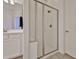 Modern bathroom showcasing a shower with sliding glass doors alongside a sink for a functional design at 17082 S 182Nd Ave, Goodyear, AZ 85338