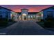 Beautiful home with a unique turret entrance and ample driveway space at 20115 E Sonoqui E Blvd, Queen Creek, AZ 85142