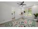 Spacious office with a ceiling fan and an ensuite bathroom at 20437 W White Rock Rd, Buckeye, AZ 85396
