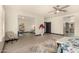 A view of main bedroom showing a possible office area and private bathroom at 2461 E Stephens Pl, Chandler, AZ 85225