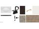 Bathroom material selection showcasing white sink, dark cabinets, gray carpet, and bronze hardware at 2688 E Rustler Rd, San Tan Valley, AZ 85140