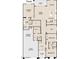 Open-concept floor plan with kitchen, dining, great room, den, owner's suite, two-car garage, and bedrooms at 2689 E Rustler Rd, San Tan Valley, AZ 85140